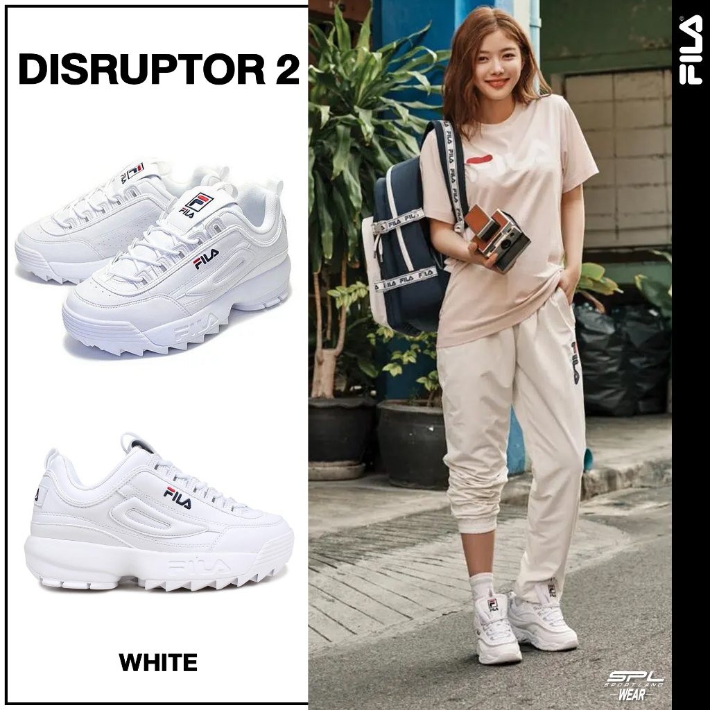 Fila Collection ฟีล่า รองเท้าผ้าใบ รองเท้าแฟชั่น UX Disruptor 2 Script และ Disruptor 2 Premium (2990