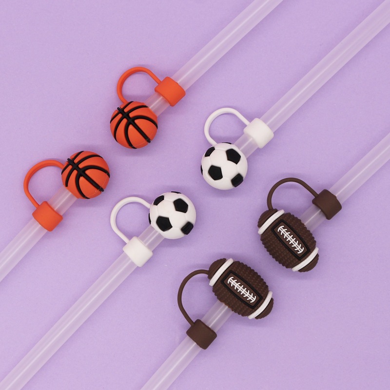 Sports Expression Series จุกปิดหลอดดูดน้ํา ฝาปิดหลอด 9-10 มม. ซิลิโคน  กันฝุ่น ใช้ซ้ําได้ . - รูปที่ 4