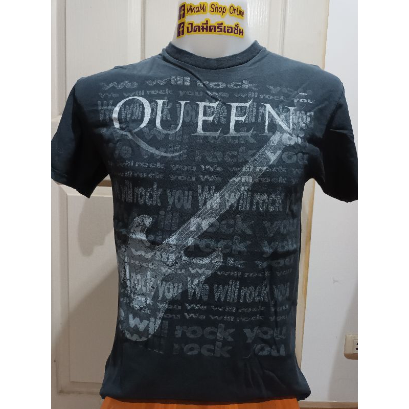 เสื้อวง Queen We will rock you ลิขสิทธิ์แท้