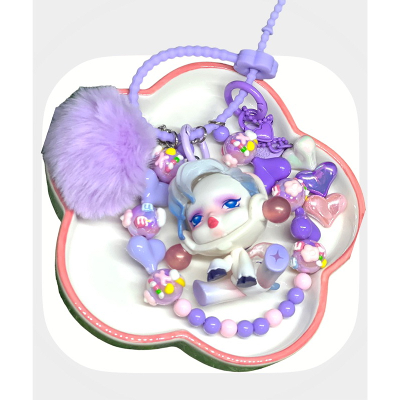 พวงกุญแจ D.I.Y. งานแท้ Skull panda 💜the inform 💜🤍พร้อมจัดส่ง