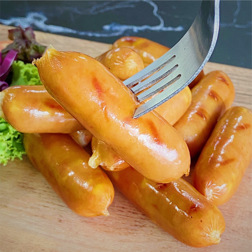 ไส้กรอกหมูอาราบิกิชีส Arabiki Cheese sausage 2.5" 25 pcs/500 g.