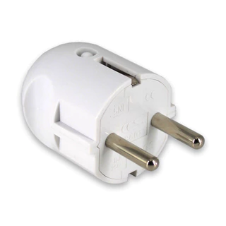 หัวปลั๊ก 2 ขากลม รุ่น CCS-8601 250V (รับประกัน 2 ปี) แบรนด์ CCS