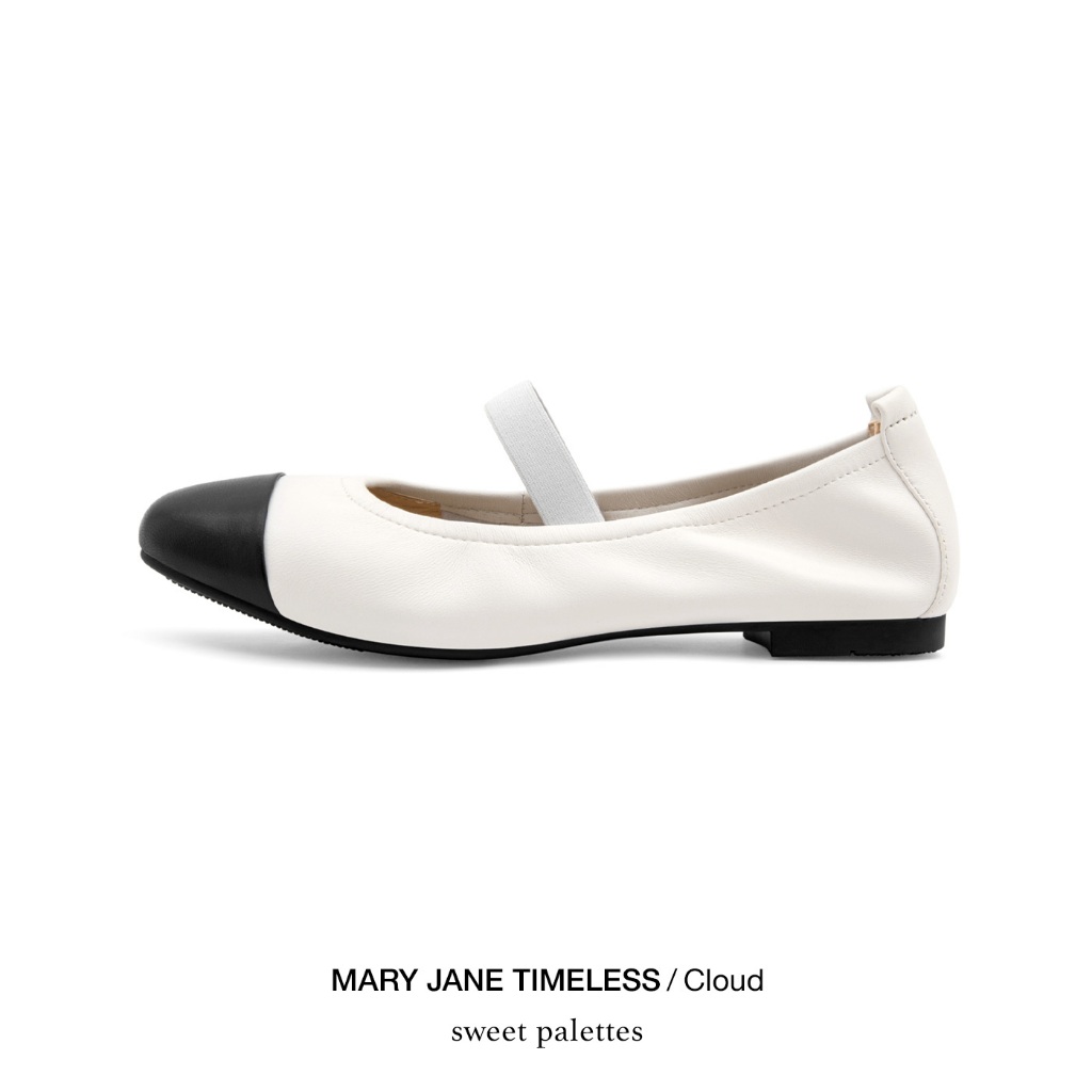 Sweet Palettes รองเท้าหนังแกะ Mary Jane Timeless Cloud
