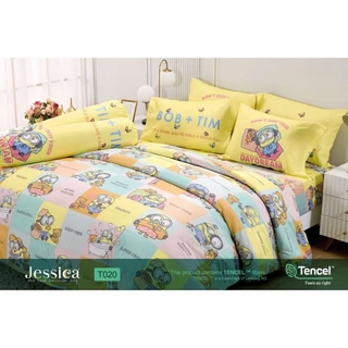 Micro Tencel (500 เส้นด้าย) ผ้าปูที่นอน + ผ้านวม ลายลิขสิทธิ์แท้ 💯% (ยี่ห้อ Jessica)