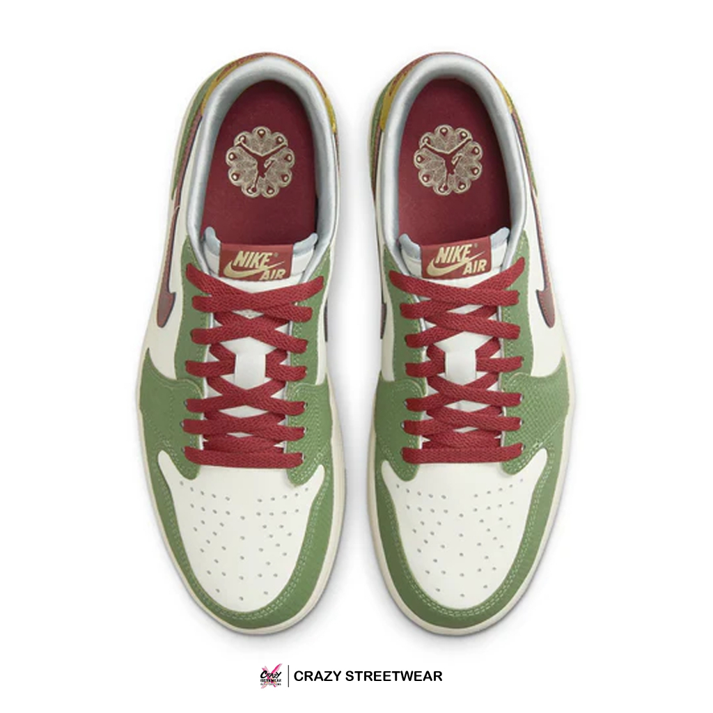 Nike Air Jordan 1 Retro Low OG CNY "Year Of The Dragon" (FN3727-100) ลิขสิทธิ์แท้ Nike รองเท้าผู้ชาย