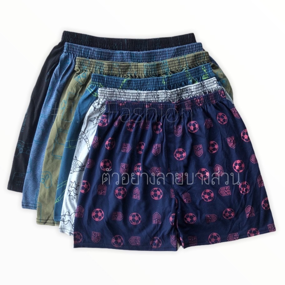 ⚡️F09-8⚡️เซ็ท#กางเกงบ็อกเซอร์ผ้านิ่ม Boxer M-2XL - รูปที่ 4