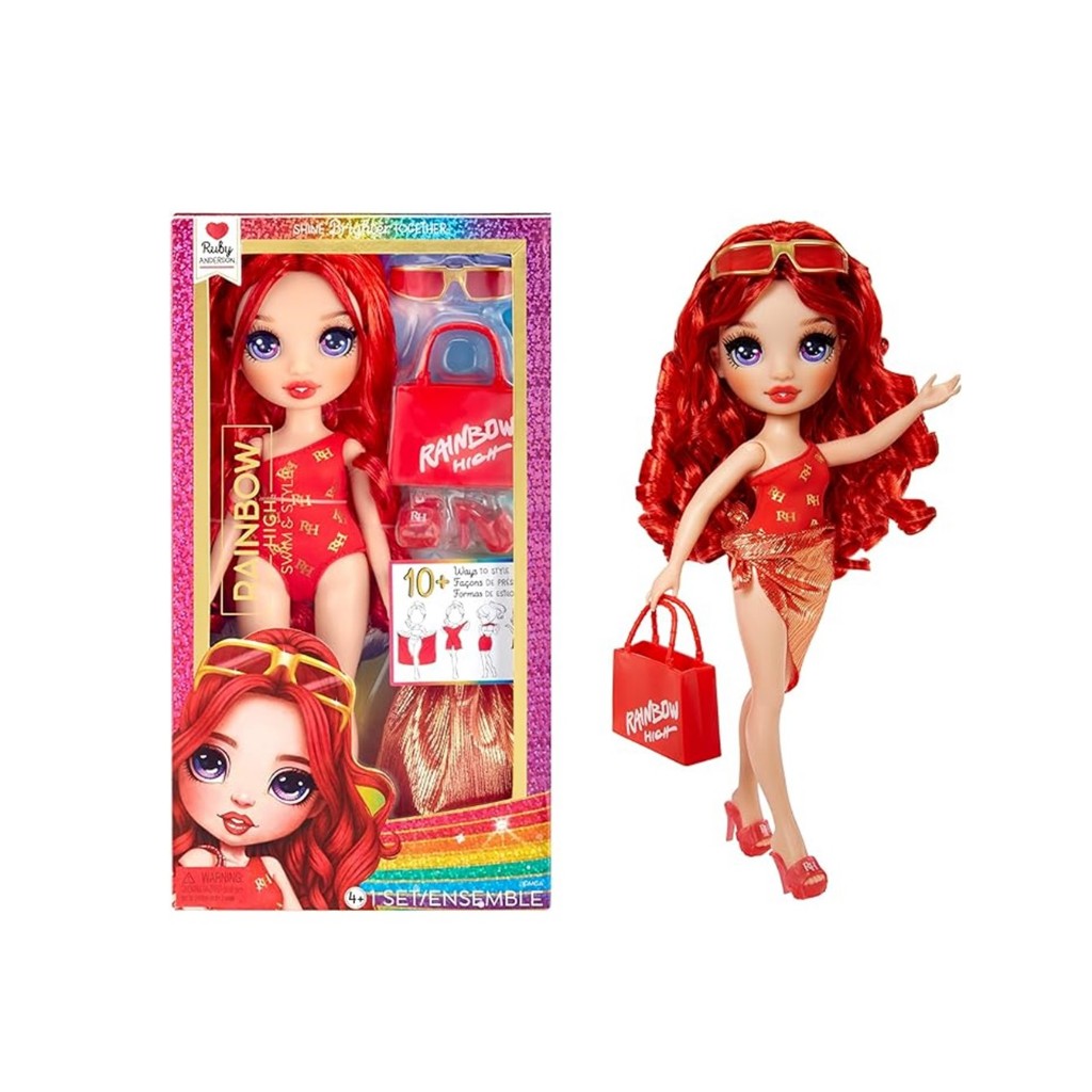 MGA(เอ็มจีเอ) Rainbow High Swim & Style Fashion Asst 1 Ruby (Red) รหัส RBH507277