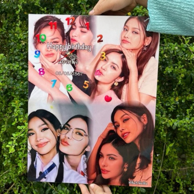 กรอบลอยนาฬิกา ขนาด 40x30 cm กรอบรูปนาฬิกา ของขวัญวันเกิด วันรับปริญญา วันเกษียณ วันครบรอบ นาฬิกาใช้งานได้จริง