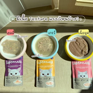 [12ซอง] อาหารเปียกแมว Lifemate มีsalmon oil บำรุงผิวหนังและขนสวย ไม่เค็ม สูตรควบคุมโซเดียม