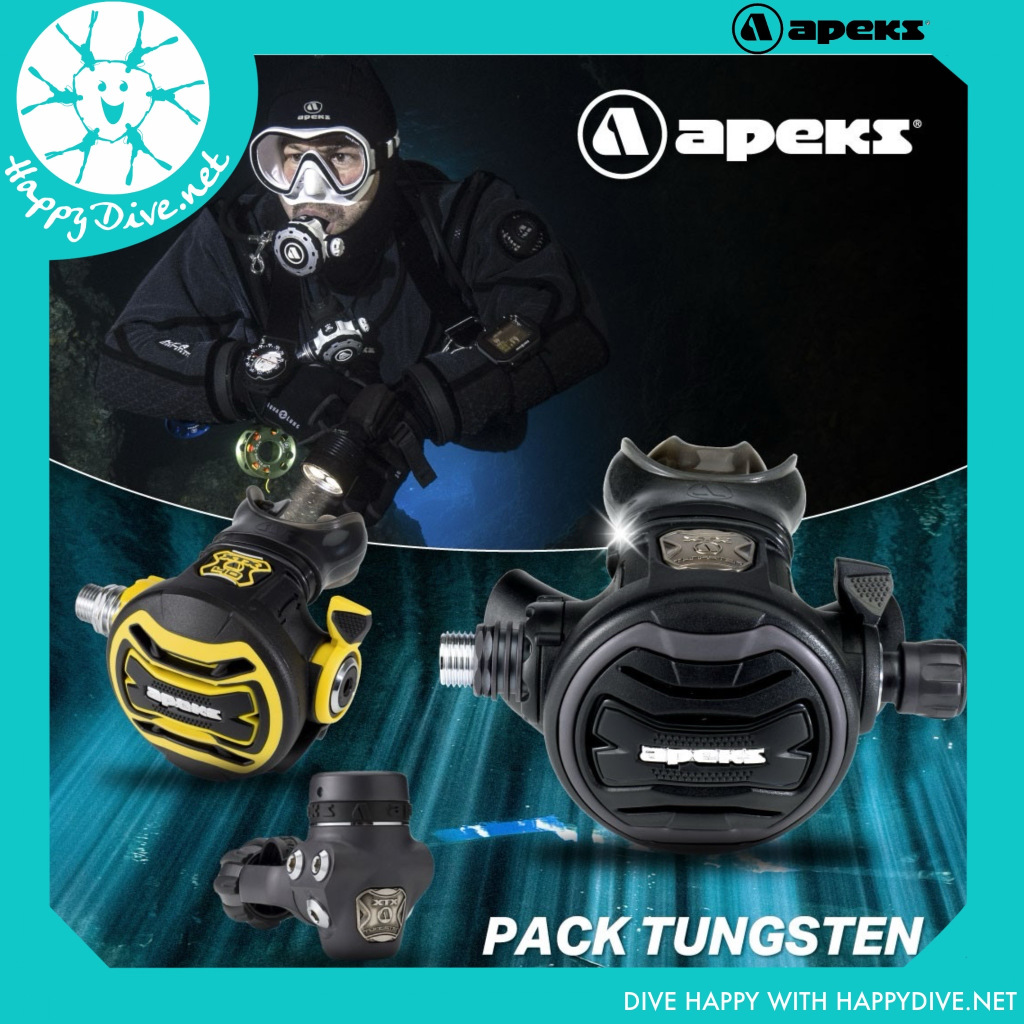 🤿🌊 Apeks  XTX 200 Tungsten Regulator Set, over-balanced Regulator เซ็ตเรคกูเลเตอร์แบบโอเวอร์บาลานส์