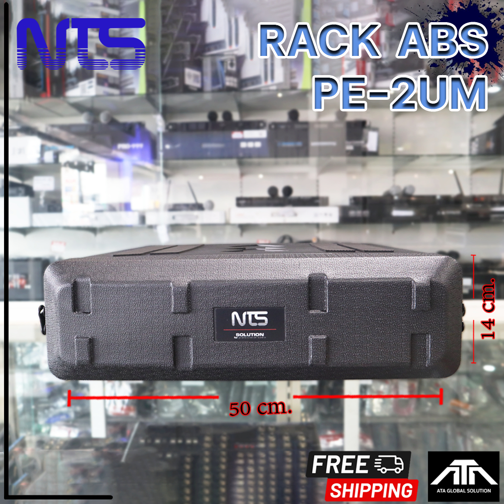 RACK ABS PE-2UM NTS แร็คใส่เครื่องเสียง มิกเซอร์ ไมค์