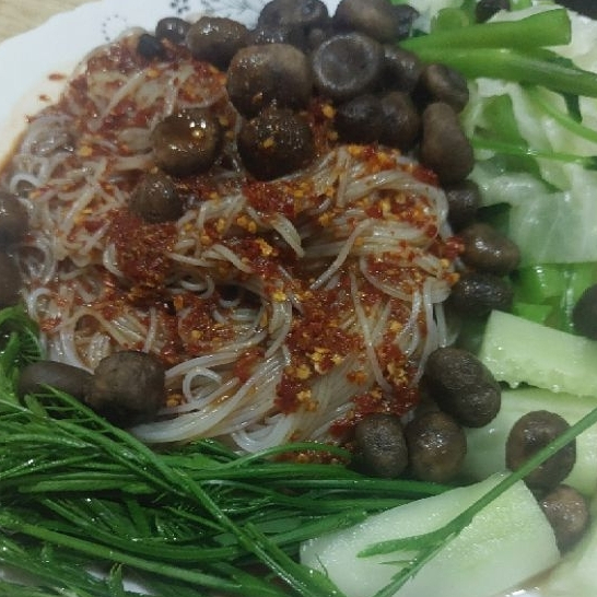 ขนมจีนเรณูอบแห้ง พร้อมน้ำนัว  (เส้นยาว8นิ้ว) Dried Thai Rice Noodle with E-san sauce (8 inch) - รูปที่ 7