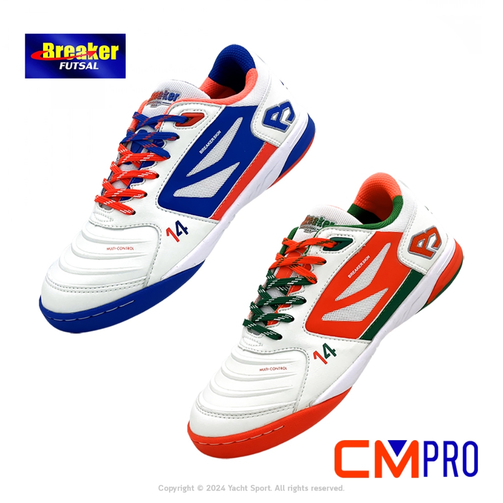 [รุ่นปี 2024] รองเท้าฟุตซอล Breaker รุ่น CMPRO รหัส CM014