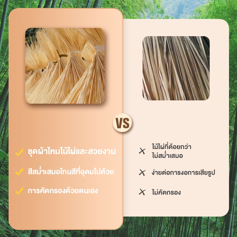 ม่านบังแดดไม้ไผ่แท้ ดีไซน์ธรรมชาติ ทนทานทุกสภาพอากาศ 🎋 พร้อมส่งฟรี! โปรโมชั่นราคาพิเศษ เริ่มต้น 279฿ - รูปที่ 2