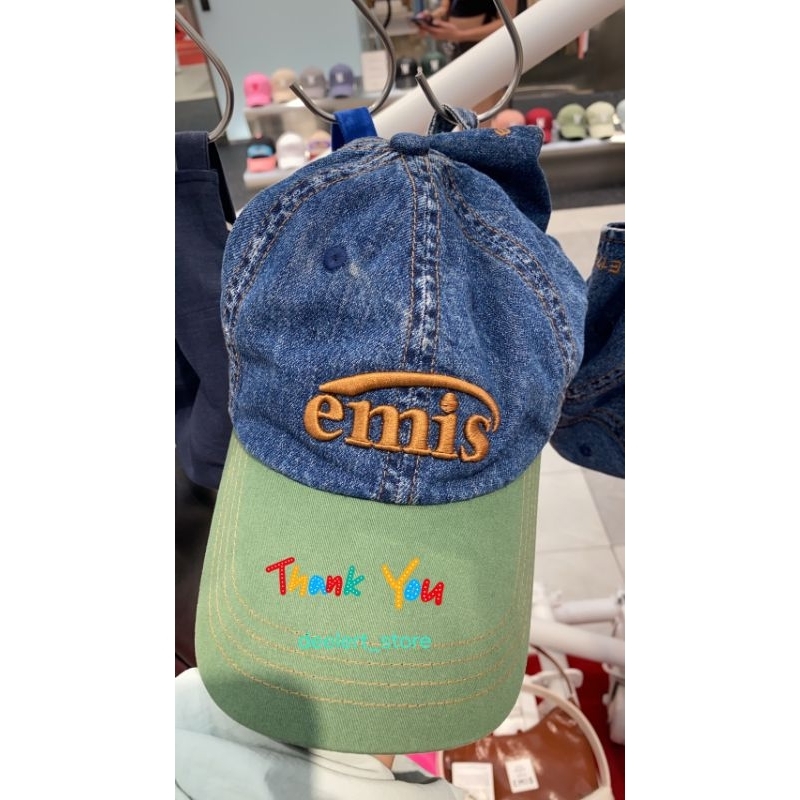 emisWASHED DENIM BALL CAPแท้% พร้อมส่ง