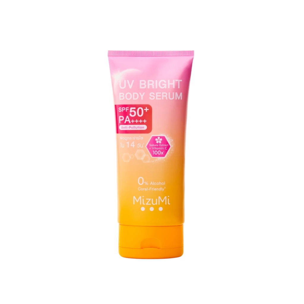 [ 1 หลอด] MizuMi UV Bright Body Serum ( 180 ml ) เซรั่มกันแดดทาผิวกาย เบาสบายผิว ซึมไว thumbnail 3