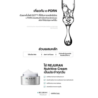 REJURAN NUTRITIVE CREAM รีจูราน นูทริทีฟ ครีม,รีจูรัน นูทริทีฟ ครีม 50 ml.