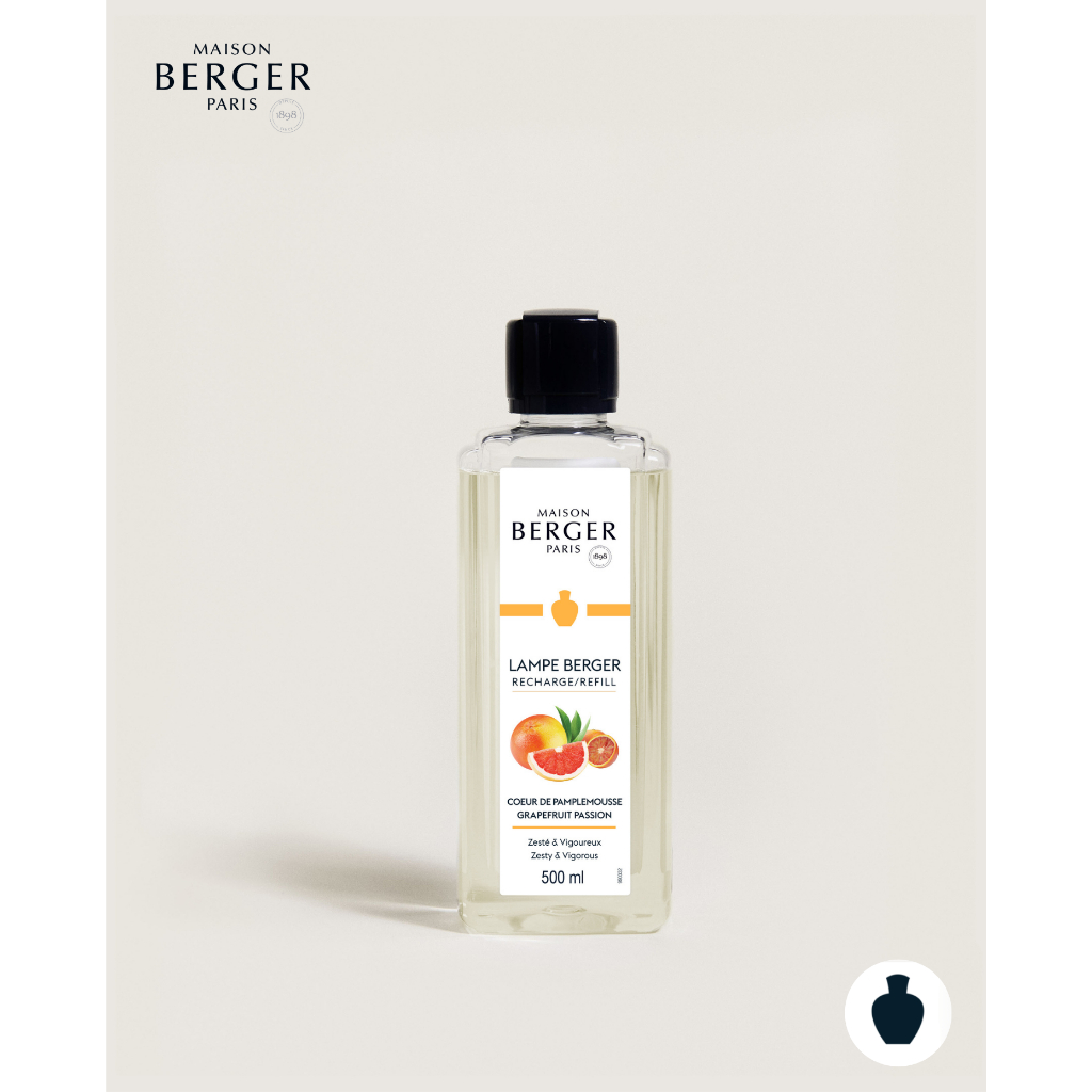 Maison Berger 500ml Grapefruit Passion :น้ำหอมสำหรับบ้าน ชนิดเติมตะเกียงน้ำหอม กลิ่นเกรปฟรุต แพชชั่น