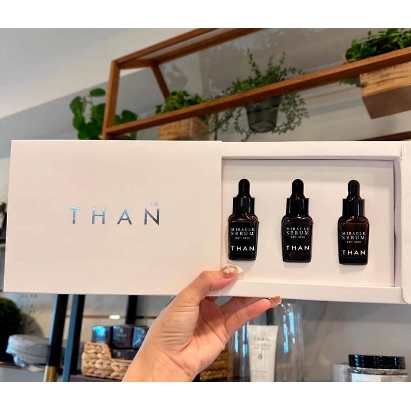 ❗Setเซรั่ม 3 ขวด❗THAN เซรั่มบำรุงผิวหน้ามีสารสกัดจากโปรตีนรัง