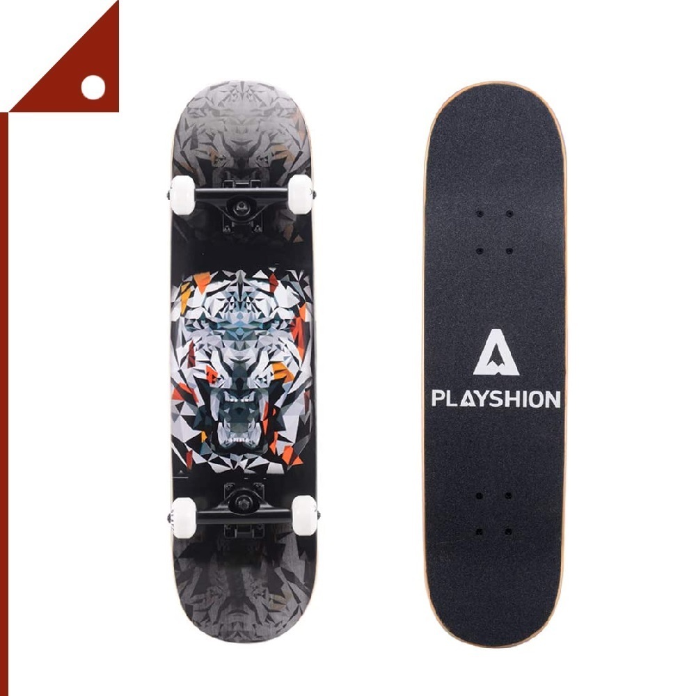 Playshion : PSH31-LIG* สเกตบอร์ด Trick Skateboard Complete 31Inch. Lights