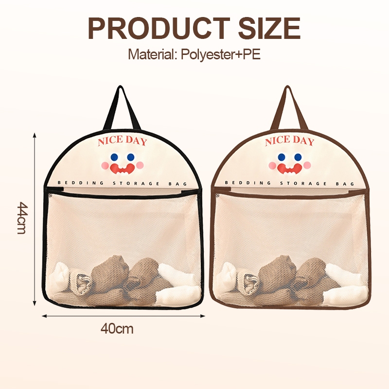 ถุงตาข่าย ซองเก็บของ กระเป๋าเก็บแบบแขวน กระเป๋าจัดเก็บชุดชั้นใน ระบายอากาศ กันความชื้น - รูปที่ 2