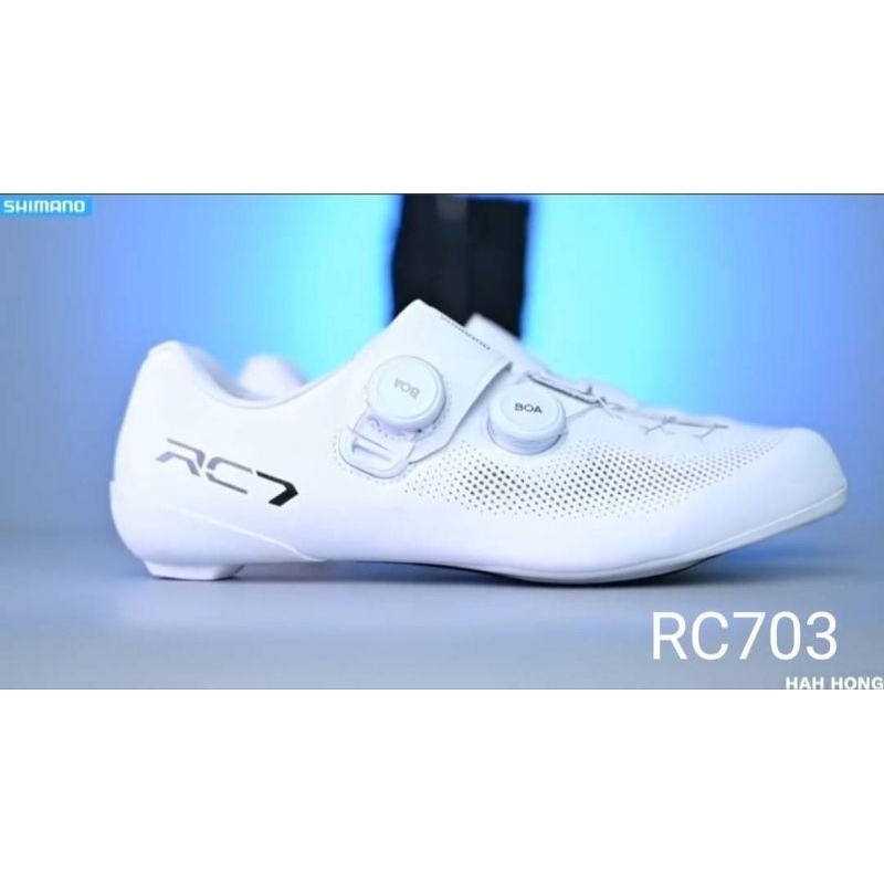 SHIMANO RC703 / RC702 WIDE Cyling Shoes รองเท้าเสือหมอบพื้นคาร์บอน