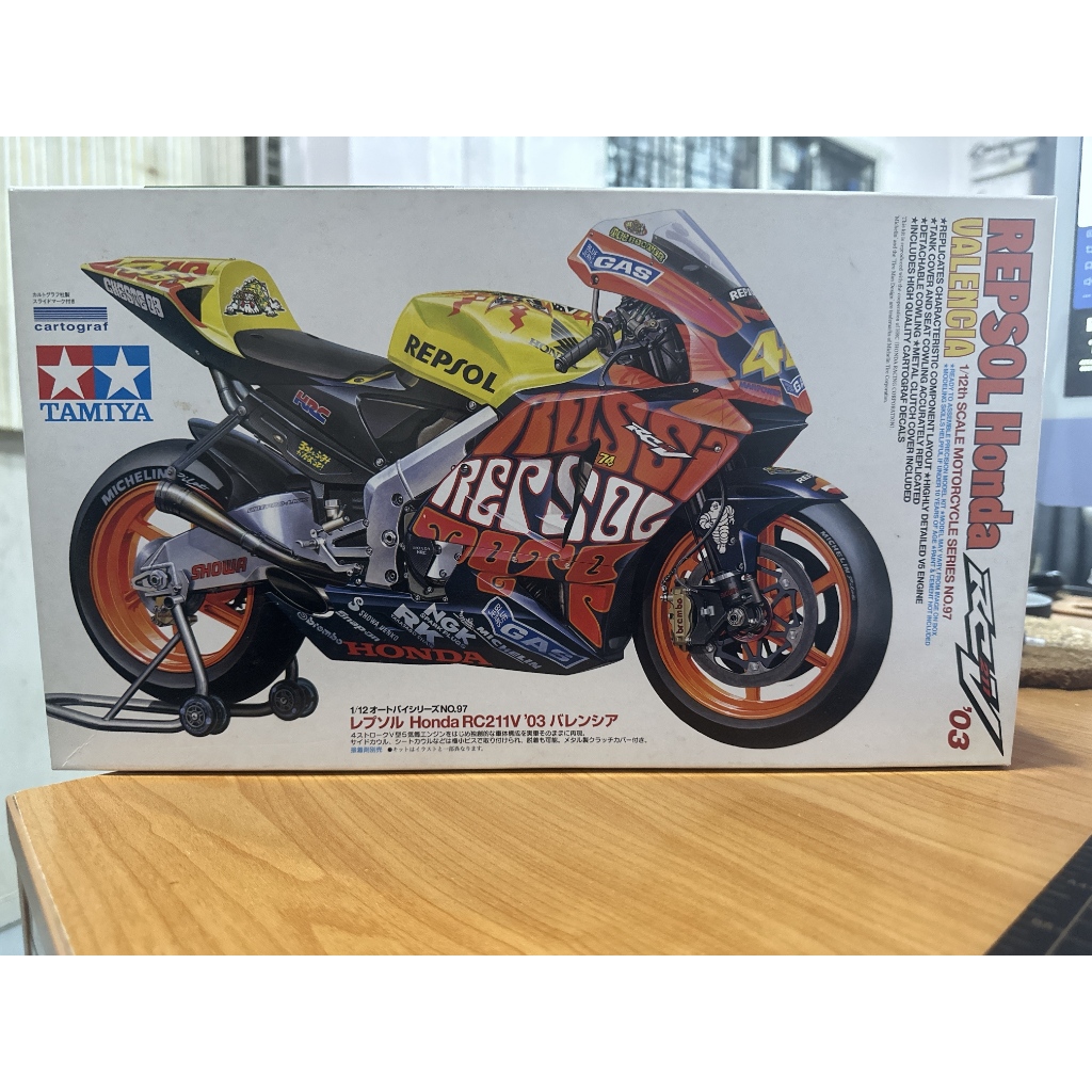 Tamiya Repsol Honda Valencia RCV Rc211V 03