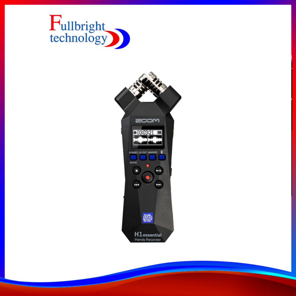 ZOOM H1 ESSENTIAL PORTABLE RECORDER เครื่องบันทึกเสียงสเตอริโอ 32 บิตแบบลอยตัว