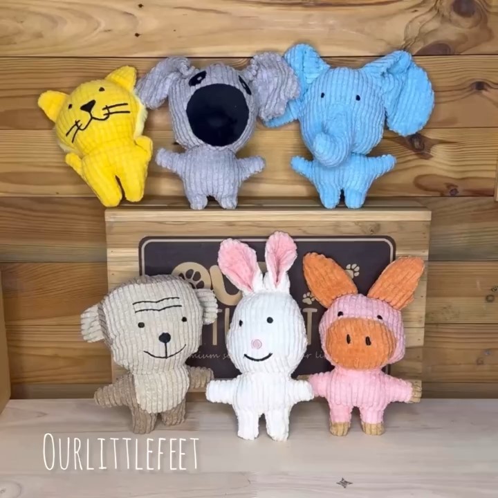 ตุ๊กตาสำหรับน้องหมา รุ่น ZooZoo สำหรับกัด มีเสียง