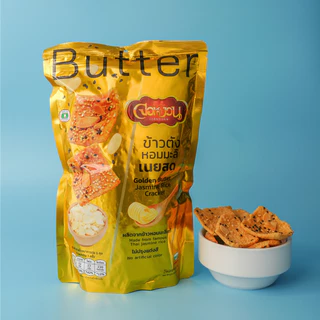 ข้าวตังหอมมะลิเนยสด จอหงวน 90 กรัม / Golden Butter Jasmie Rice Cracker 90 G