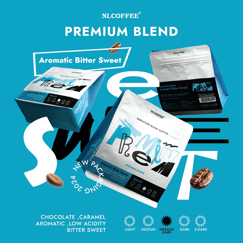 เมล็ดกาแฟ Premium Blend | NLCOFFEE
