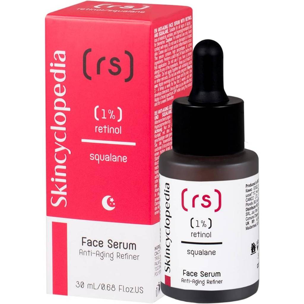 Skincyclopedia Face Serum with 1% Retinol + Squalane 30ml สกินไซโคลพีเดียเซรั่มลดเลือนริ้วรอย ผลัดเซลผิว