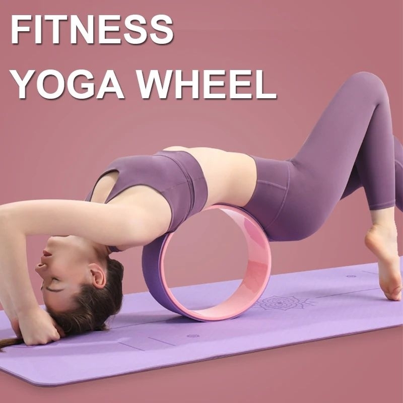 🌈YOGA WHEEL 🔝ABS เกรดA วงล้อเล่นโยคะขนาดใหญ๋ 30X12cm โยคะล้อ วงล้อโยคะ โยคะสำหรับยืดกระดูกสันหลัง