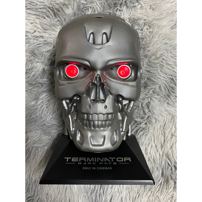 Terminator คนเหล็ก ถังป๊อปคอร์น สุดหายาก เปิดไฟตาได้