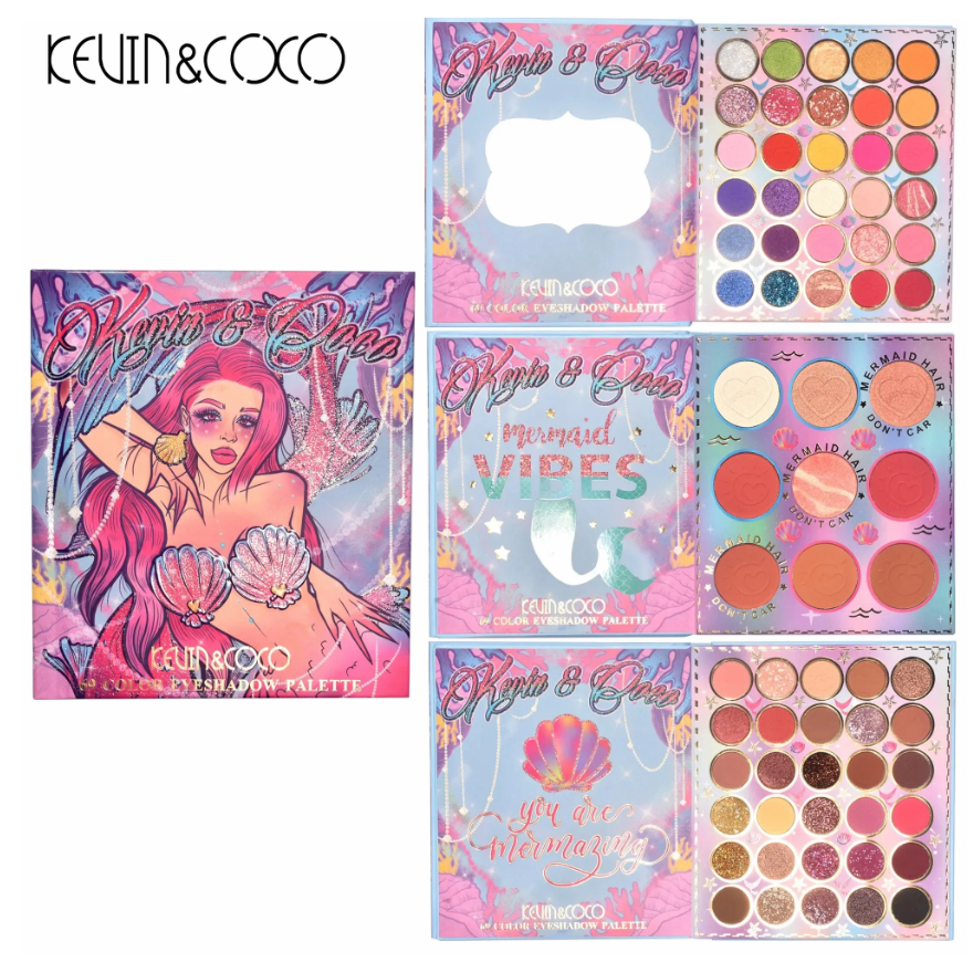 อายแชโดว์พาเลททาตา KEVIN&COCO Eye Shadow Palette 69 สี NO.KC223250