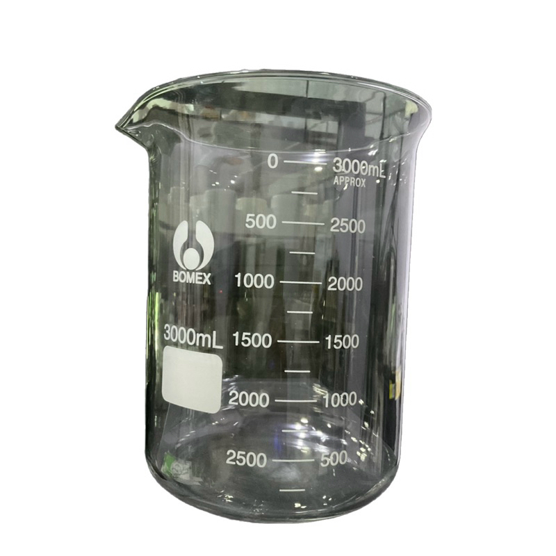 บีกเกอร์ Bomex สเกลเต็ม ขนาด 3000 มล.
