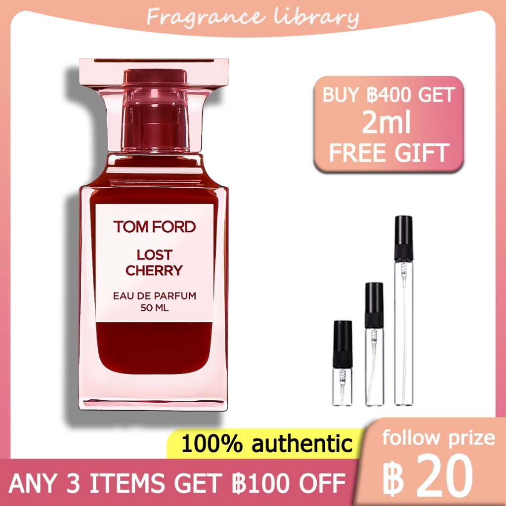 [100%ของแท้ ] Tom Ford Lost Cherry EDP 2ml/5ml/10ml น้ําหอม unisex