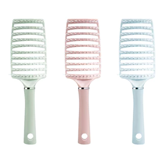 GDS Wigs เซ็ตหวีใหญ่คละสี 1 ชิ้น เน็ตผม 2 ชิ้น และสติ๊กเกอร์กันเผยอ 2 แผ่น