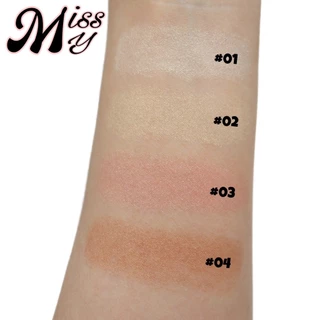 Kiss Beauty Glow Highlighter Baked Powder ไฮไลท์เนื้อคุ้กกี้ เนียนนุ่ม กระจายแสง ผิวโกลว์เข้ากับทุกเฉดสี