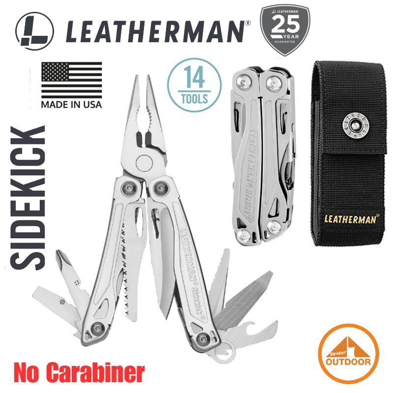 Leatherman Sidekick Multi Tool Stainless | 14 Tools #ไม่แถมคาราบายเนอร์