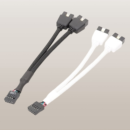 สายพ่วง/สาย Y/ สายแปลง USB2.0 Header 1 ออก 2 หัว