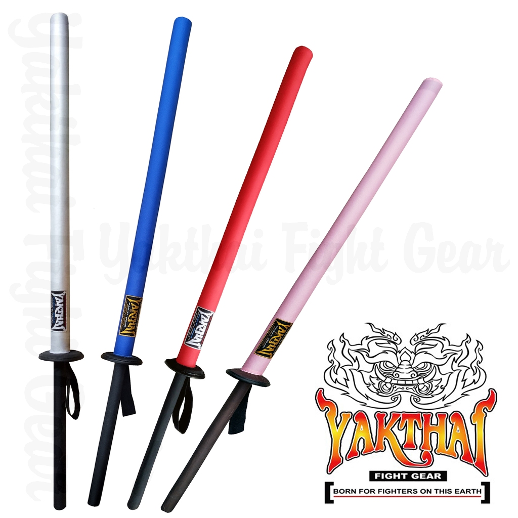 ดาบโฟม ดาบหุ้มนวม ดาบนวม ดาบตีแต้ม ขนาดมาตรฐาน รหัส YFS1 ยี่ห้อ ยักษ์ไทย อุปกรณ์ฝึกซ้อมศิลปะการต่อสู้ กีฬาดาบไทย