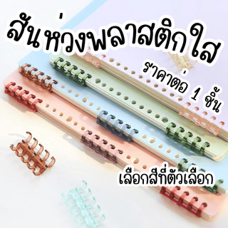 P130 สันห่วงถอดได้ พลาสติก 1ชิ้น สันห่วง สัน ห่วง คลิป หนีบหนังสือ สันกระดูก สมุด สันอ่อน สันปก SP
