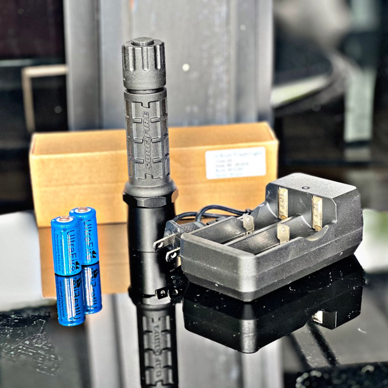 ไฟฉาย Surefire รุ่น G2 แถมฟรี!!! ถ่าน+แท่นชาร์จ( มี3สี ดำ/เขียว/ทราย)