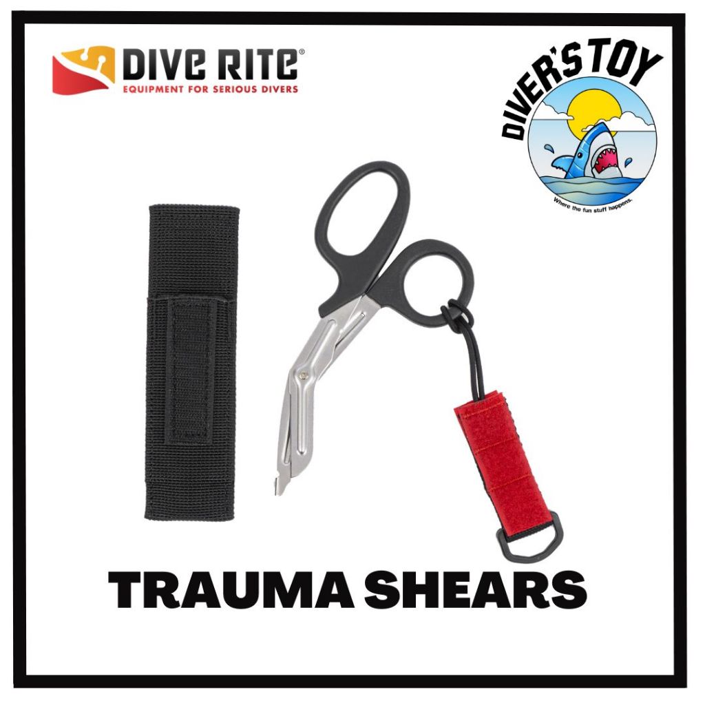กรรไกร TRAUMA SHEARS Knife stainless steel Dive rite
