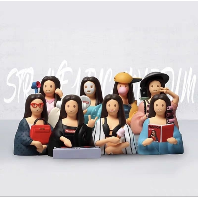 ของแท้ พร้อมส่ง กล่องสุ่ม Mona Lisa : Leonardo da vinci