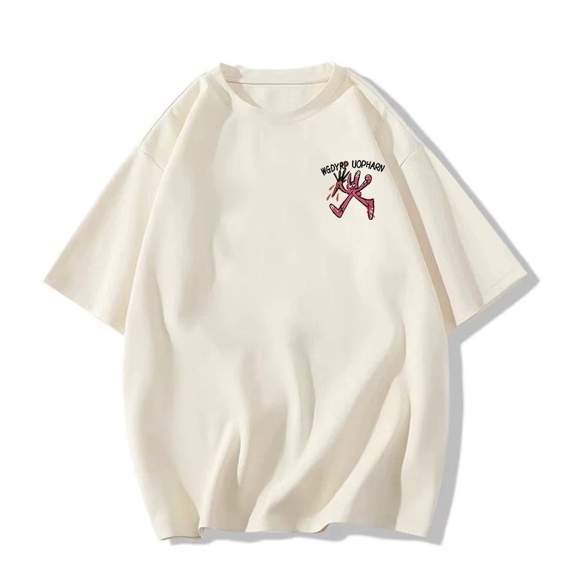 TeeTwoOne ผ้าคอตตอน100% เสื้อยืด oversize WGDYRP-DB สไตล์เกาหลี  ผ้าฝ้ายใส่สบาย เสื้อยืดโอเวอร์ไซส์ unisex