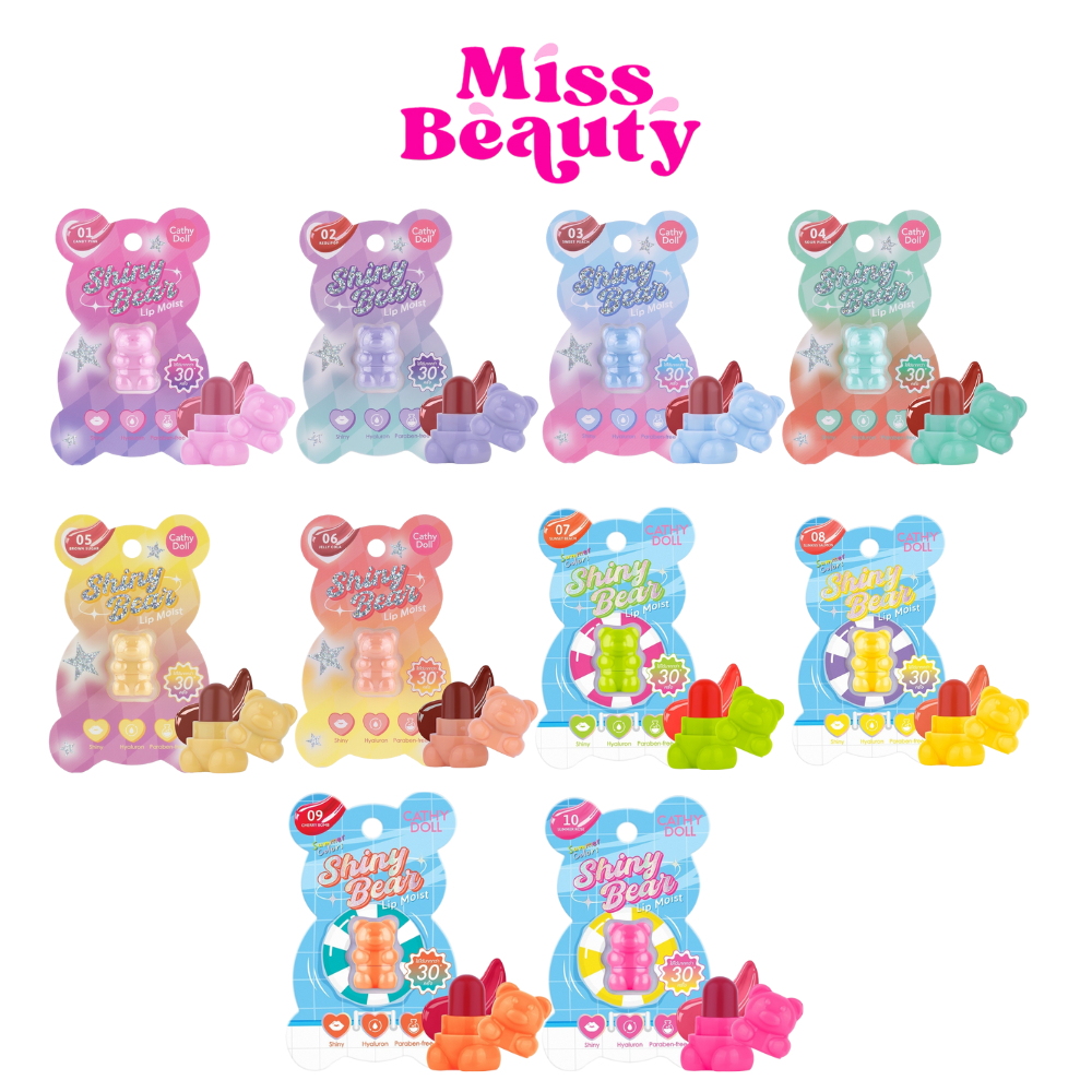 (liveลด50%) CATHY DOLL ไชน์นี่ แบร์ ลิปมอยส์ 1.1g.