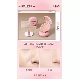 {เซต} HiVi 6IN1 Fashion Make-up Music Gift Set เซตเครื่องสำอาง เนียนนุ่ม ครีเอทลุคแมทต์ให้ใบหน้า