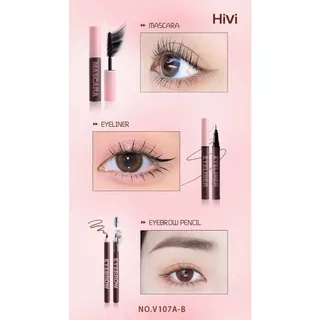 {เซต} HiVi 6IN1 Fashion Make-up Music Gift Set เซตเครื่องสำอาง เนียนนุ่ม ครีเอทลุคแมทต์ให้ใบหน้า